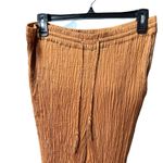 Monday Swimwear Tahiti Pant Clay Gauzy Linen Wide Leg Size Large Orange Photo 2