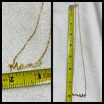 18k Gold Plated Fashion Stainless Steel Mama Pendant Necklace Photo 3