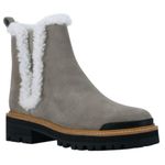 Marc Fisher Real Fur Chelsea Boots in Cloud Suede, Size 11 M, New in Box $259 Photo 1