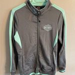 Harley Davidson Harley-Davidson Gray and Mint Jacket Photo 0