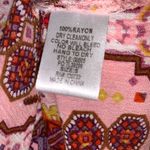 Umgee Womens blouse Multicolor Patchwork Flowy Long Sleeve Bell Boho S Photo 8