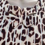 CAbi Ginger Leopard Print Sleeveless Cut Outs at Neckline Size Medium Photo 4