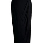 AQUA Swim Womens Black Sarong Beachwear Skirt Cover Up Size XS/S NWT Photo 0