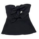 EXPRESS bow tie strapless black top Photo 2
