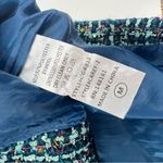 BuddyLove Blue Green and Gold metallic tweed Blazer dress Size Medium Photo 9