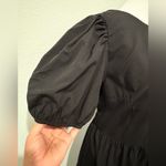 Pretty Little Thing Black Tiered Mini Dress Size 8 Photo 4