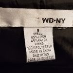 WD.NY ABSTRACT ART TO WEAR LINEN BLEND BUTTON FRONT BLAZER CARDIGAN 8 METALLIC Black Photo 14