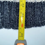 Roxy  Blue White Gray Striped Chunky Knit Button Front Cardigan M Cottagecore Top Photo 10