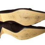 J. Loren Collection vintage brown fabric covered pumps with square toes size 8.5 Photo 10