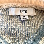 FATE. Diamond Trio Chenille Cardigan Sweater Photo 4