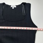 Magaschoni  Black Ribbed Sleeveless Sweater Dress Size XL Photo 6