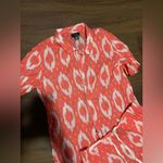 Natori Coral and White pj set L cozy casual fall classic boho designer $200 Pink Size L Photo 1