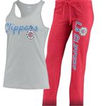 Nba LOS ANGELES CLIPPERS  BASKETBALL PAJAMAS TANK AND PANT WOMEN’S SIZE SMALL Photo 0