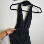 Reformation  Large Black Maxi Dress Halter Neck Sleeveless Formal Party‎ Cocktail Photo 7