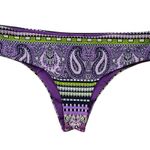 Sabz Swimwear Bikini Bottom Womens Small Geometric Paisley Made in Colombia Photo 7