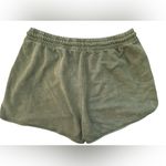 Pretty Little Thing OLIVE KHAKI WASHED HIGH WAISTED RUNNER SHORTS NWT Photo 1