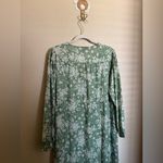 Summersalt  dress cinched waist caftan Sz Small‎ NEW green floral cover up Photo 6
