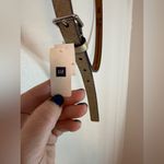 Gap Skinny Etched Metallic Gold Leather Belt NWT Medium Holiday 14, 41”x 3/4” Photo 6