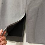 Bebe Grey Stretch Front & Back Slit Dark Academia Pencil Skirt Womens 4 Preppy Photo 1