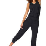 Sweaty Betty  Women's Gary 27 Soft Yoga Casual Jogger Black Jumpsuit Size Small Photo 0