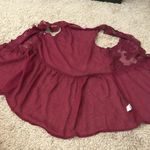 No Boundaries Women’s Top with sheer Cardigan Photo 2