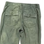 Free People  Stormbringer Green Distressed Utility Straight Leg Pants Sz 29 Boho Photo 15