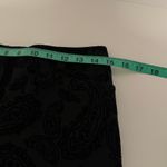 Peck & Peck  Brocade Embossed Velvet Jacquard Weave Pants Size 4P Dark‎ Goth Photo 9