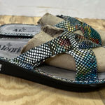 Alegria  Sandals Womens Size 38 Floral Multi Color Comfort Leather Shoes Photo 0