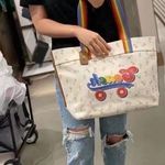 Coach Tote With Rainbow Roller Skate Graphic c4099 Photo 6