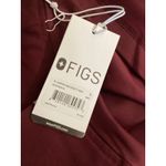 FIGS  Scrub Pants Womens S Maternity Dark Red Zamora High Waisted Jogger Cargo Photo 4