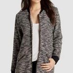 Sanctuary Tweed Long Line Zipper Front Jacket Xsmall Photo 0
