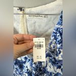 Abercrombie & Fitch Abercrombie & Fitch NWT Cinch-Front Blue Floral Puffy Sleeve Mini Dress Medium Photo 2