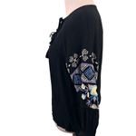 Harper Francesca's  Heritage Peasant Embroidered Blouse Size XS Photo 5