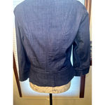 White House | Black Market Size 12 (runs small) Jean Jacket with Silver Zippers Photo 7