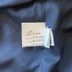 Liancarlo Couture 100% Silk Beaded Jacket and Skirt Set Deep Navy Blue, Size 10 Blue Photo 5