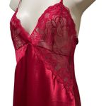 Avidlove V Neck Lace Satin Chemise Mini Teddy Red Women’s Size Small Photo 6