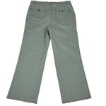 Faherty Organic Cotton Raw Hem Ankle Utility Pant Green Size 30 Photo 3
