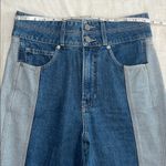 Veronica Beard  Taylor Two-Tone Wide-Leg Jean Sz 28 Photo 6