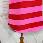 J.Crew Scalloped Striped Cami Halter Tank Top Shirt Pink Red 4 Photo 5