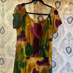 Jessica London  Purple Abstract Maxi Dress Size Large‎ Photo 2