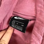 Nike Hoodie Womens Size S Pink Kangaroo Neck Pink Pockets Preppy Logo Athletic Photo 6