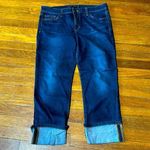 joe's jeans Joe’s Jeans Women’s Cuffed Capris, Dark Rinse, Sz 29 Photo 0
