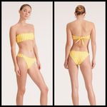Veronica Beard 💕💕 Catarina Bandeau Bikini Top (L) + Azoia Tie Waist Bottom (XL) Photo 2