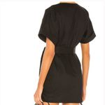 Lovers + Friends  Ashwood Mini Dress Ebony Black Zip Front Small Photo 2