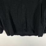 Madewell Womens Sweater Small Black Pullover Long Sleeve Cotton V-Neck Photo 2