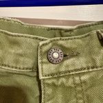 BDG  Olive Distressed Denim Shorts Photo 1