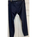 Renwick Women’s Leggings Sz LG Blue Cheetah Print Yoga Pilates Running Gym Bike Photo 1