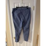 Talbots Chambray Blue Relaxed Chino Cotton Pants Size 16 Weekend Cotton Photo 5