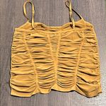 Free People  Better Than Words Stretch Cami Dark GoldSize XS/S New Without Tags Photo 1