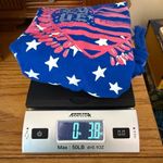 Stars Patriotic strappy back tank top Juniors XXL 19 USA Made Blue Size undefined Photo 9